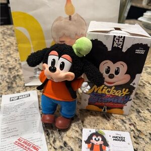 Pop MART Mickey Family Cute Together Keychain Series Goofy